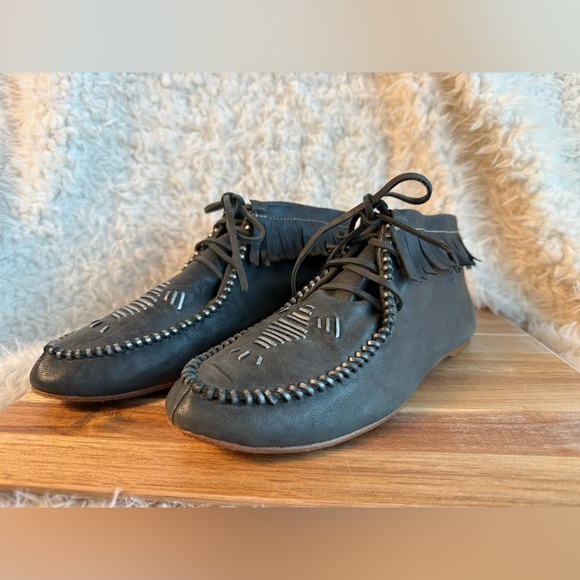 Latigo Etu Leather Moccasins Style 199122 - Picture 6 of 12